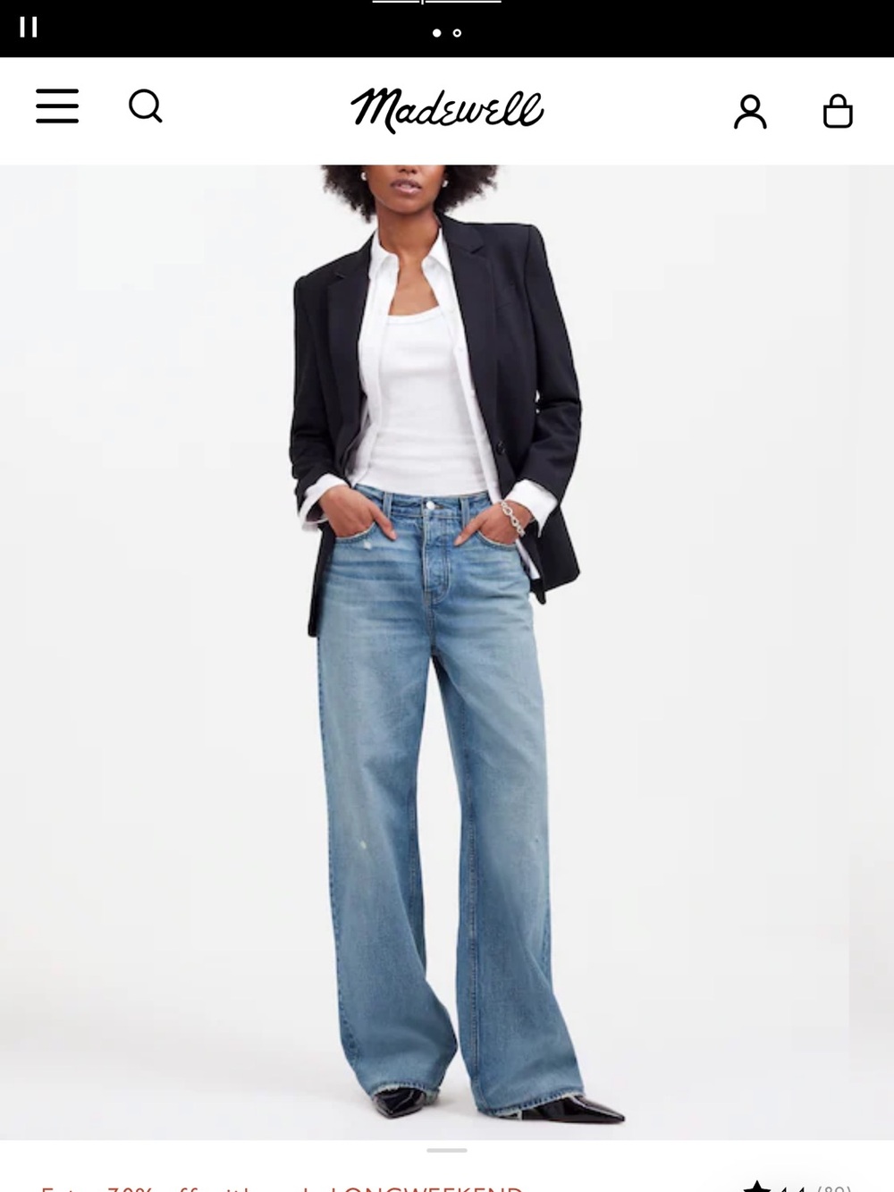 New Madewell jeans